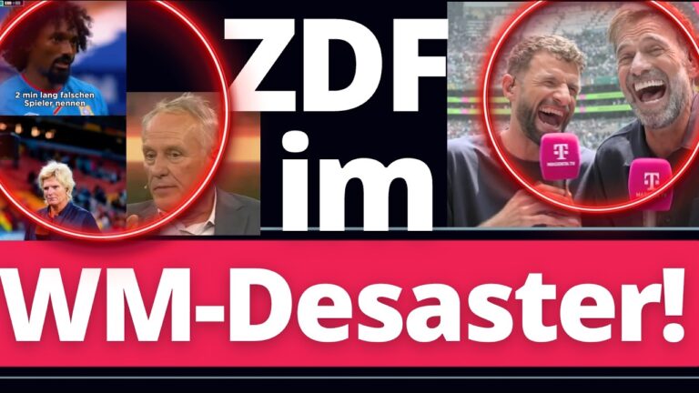 Mehr über den Artikel erfahren WM-BLAMAGE! Millionen Zuschauer fliehen vor dem ZDF zu Telekom!