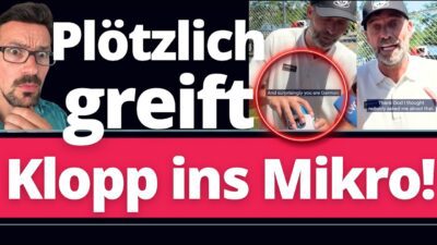 Mehr über den Artikel erfahren Wütender Jürgen Klopp bricht Interview mit ÖRR ab!