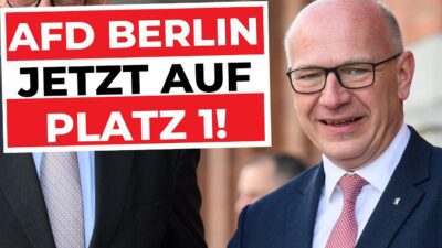 Mehr über den Artikel erfahren AfD auf Platz 1: AfD schockt das linke Berlin (Platz 1!) | Abgeordnetenhauswahl & Berlin Wahl 2026