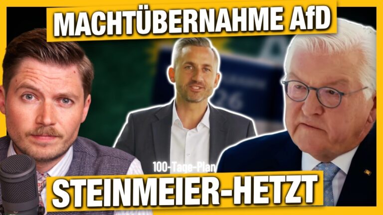 Mehr über den Artikel erfahren AfD-Machtübernahme in Sachsen-Anhalt! Steinmeier HETZT gegen Wähler & ZDF-Propaganda | LIVE