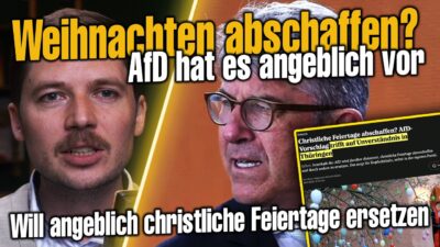 Mehr über den Artikel erfahren AfD will WEIHNACHTEN VERBIETEN!? Wolfram Weimer bei dreister Lüge erwischt!