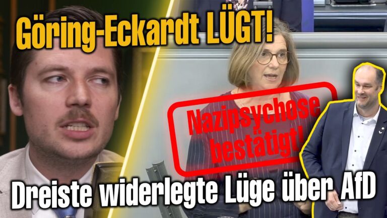 Mehr über den Artikel erfahren Aktuelle Stunde im Bundestag – Göring Eckardts dreiste Lügen