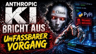 Mehr über den Artikel erfahren Anthropic KI bricht aus – Unfassbarer Vorgang