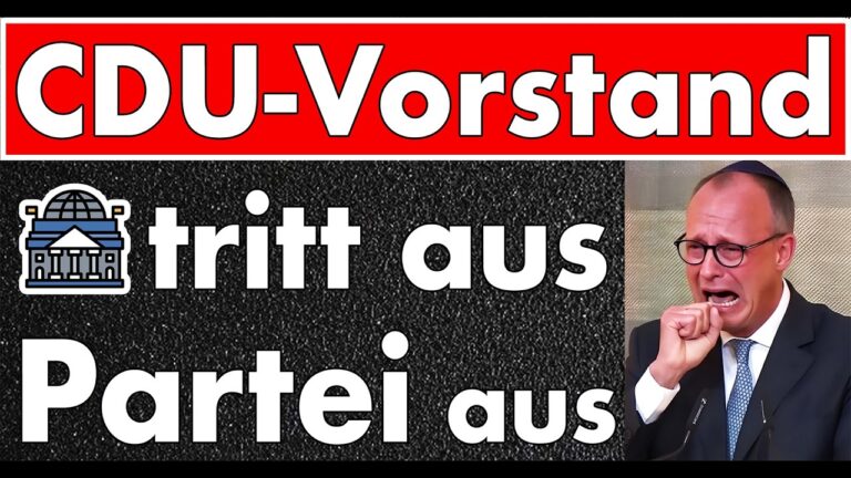 Mehr über den Artikel erfahren Austrittstsunami? Kommt jetzt Bewegung in die CDU? Nicht jeder will mit Merz in den Untergang reiten