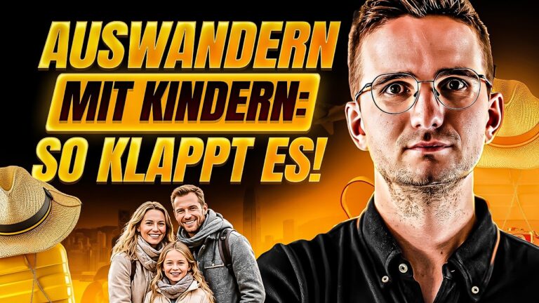 Mehr über den Artikel erfahren AUSWANDERN MIT KINDERN: SO gelingt der EXIT mit WENIG GELD!