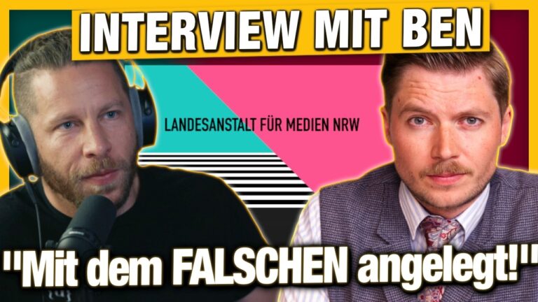 Mehr über den Artikel erfahren Ben im Interview: Landesmedienanstalt NRW gegen Podcaster – „Haben sich mit dem Falschen angelegt“