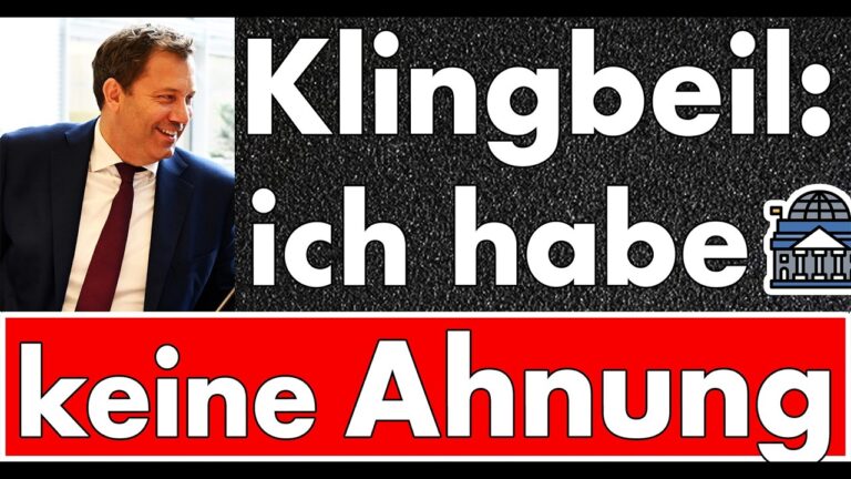 Mehr über den Artikel erfahren Blamage bei Pressekonferenz: Klingbeil fordert Denunziation und nennt es Gerechtigkeit!