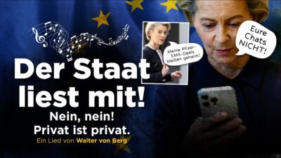 Mehr über den Artikel erfahren Chatkontrolle beschlossen! 🎹Lied: Der Staat liest mit