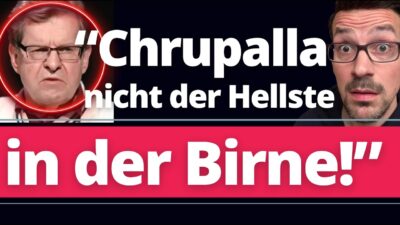 Mehr über den Artikel erfahren „Chrupalla nicht der hellste in der Birne!“ Stegners letzte Hirnzellen versagen.