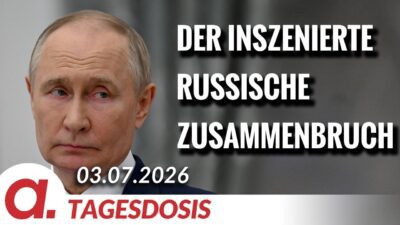Mehr über den Artikel erfahren Der inszenierte russische Zusammenbruch | Von Rainer Rupp | Apolut