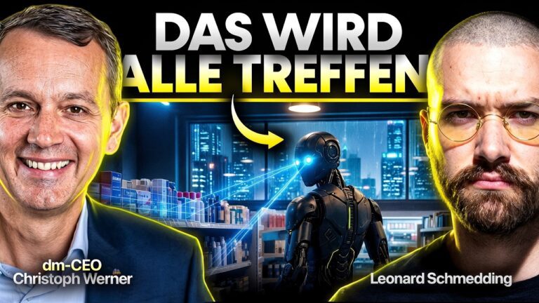 Mehr über den Artikel erfahren dm-Chef: KI, Roboter, Jobverluste, Grundeinkommen, Deutschland & Zukunft 2050 (Christoph Werner)