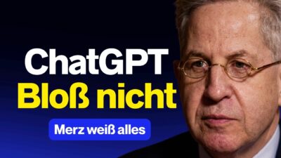 Mehr über den Artikel erfahren Dr. Maaßen schockt: ChatGPT wird gegen dich genutzt (Achtung!)