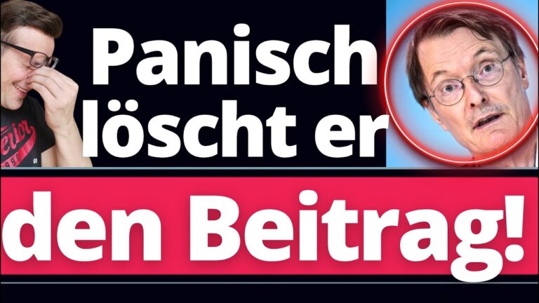 Mehr über den Artikel erfahren EIL: Das ganze Internet zerstört gerade Lauterbach!