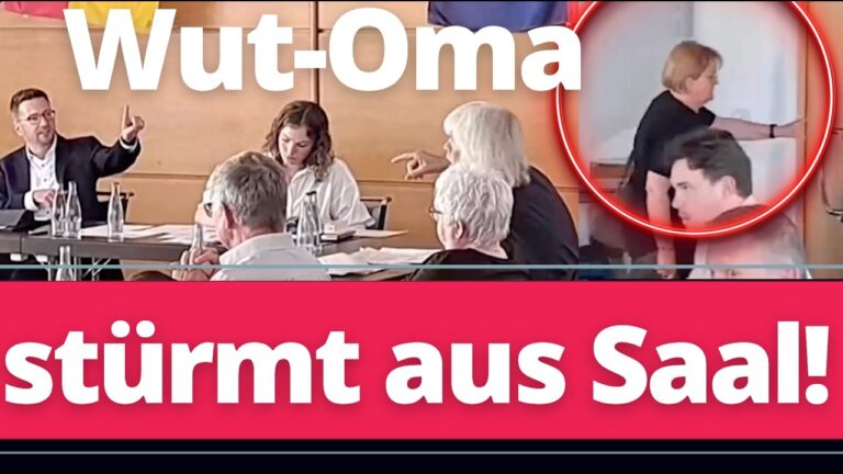 Mehr über den Artikel erfahren EILMELDUNG aus GIFHORN: Tumult im Wahlausschuss! Oma gegen rechts verlässt WÜTEND den SAAL!