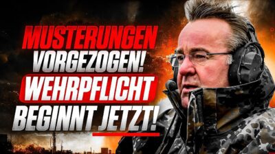 Mehr über den Artikel erfahren EILT: Verpflichtende MUSTERUNGEN vorgezogen! WEHRPFLICHT schon ab DIESEM JAHR!