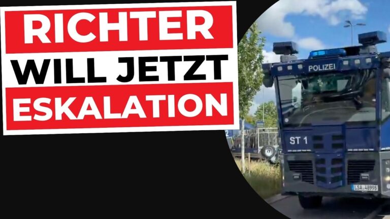 Mehr über den Artikel erfahren ERFURT: RICHTER will ESKALATION – WASSERWERFER unterwegs! | AfD-Parteitag 2026 | Versammlungsverbot