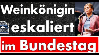 Mehr über den Artikel erfahren Eskalation Bundestag: Klöckner will AfD rauswerfen! Betrunken oder pure Machtarroganz?