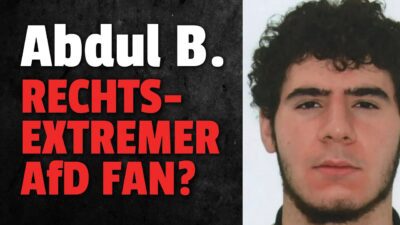 Mehr über den Artikel erfahren 💥Es BEGINNT: Täter soll Rechtextremer AfD Fan sein!!