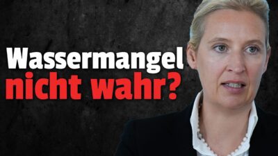 Mehr über den Artikel erfahren 💥Grünes Märchen fliegt auf: Wassermangel im Umland NICHT vorhanden