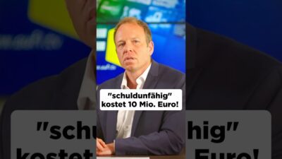 Mehr über den Artikel erfahren 💶“𝗦𝗰𝗵𝘂𝗹𝗱𝘂𝗻𝗳𝗮̈𝗵𝗶𝗴𝗲“ 𝗧𝗮̈𝘁𝗲𝗿 𝗸𝗼𝘀𝘁𝗲𝗻 𝗱𝗲𝗺 𝗦𝘁𝗲𝘂𝗲𝗿𝘇𝗮𝗵𝗹𝗲𝗿 𝗿𝘂𝗻𝗱 𝟭𝟬 𝗠𝗶𝗼. 𝗘𝘂𝗿𝗼