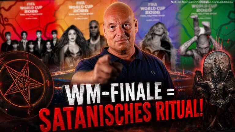 Mehr über den Artikel erfahren 😳🔥 EILT: WM-Finale wird satanisches Ritual! Achte auf diese geheimen Symbole HEUTE! ⚽❌