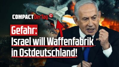 Mehr über den Artikel erfahren Gefahr: Israel will Waffenfabrik in Ostdeutschland!💥