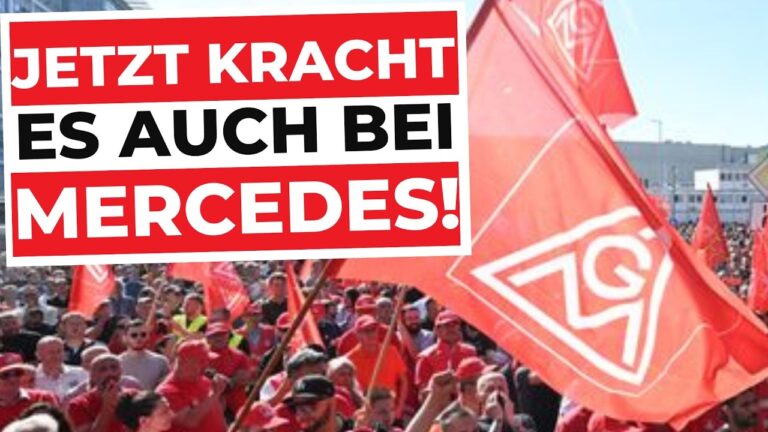Mehr über den Artikel erfahren GEWERKSCHAFTEN ERDROSSELN UNS! Wie die IG Metall deine Zukunft vernichtet | Deindustrialisierung