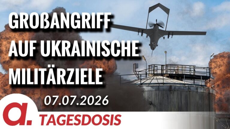 Mehr über den Artikel erfahren Großangriff auf ukrainische Militärziele | Von Thomas Röper | Apolut