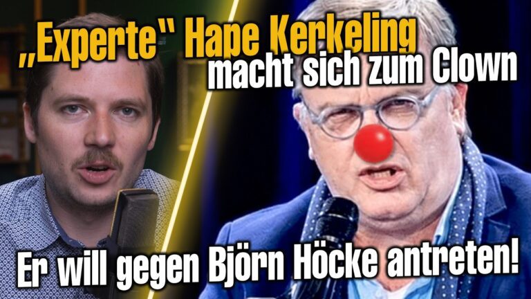 Mehr über den Artikel erfahren Hape Kerkeling: „Experte“ für AfD-Verbot macht sich zum Clown