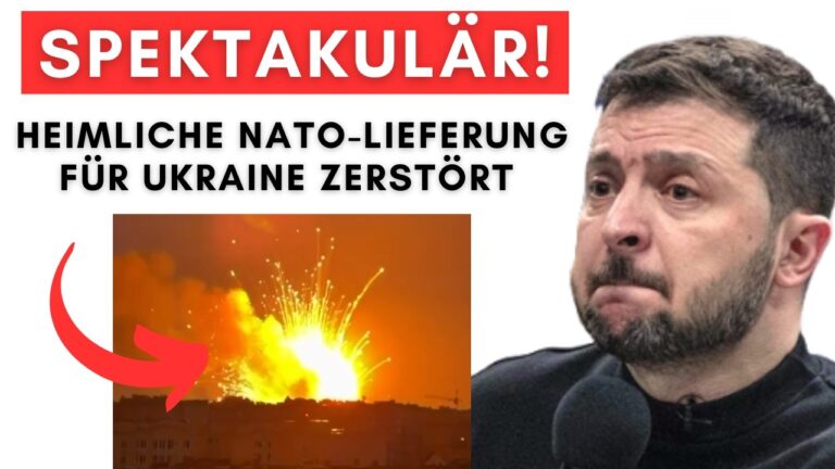 Mehr über den Artikel erfahren Heimliche NATO-Lieferung für Ukraine zerstört + Uran-Lager explodiert mitten in Kiew Wohngebiet!