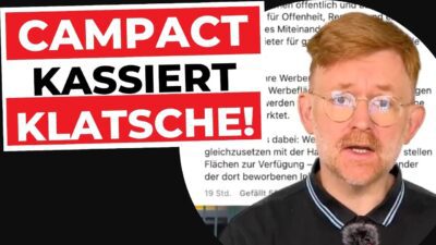 Mehr über den Artikel erfahren Historische Klatsche für Zensur! | Meinungsfreiheit & Compact DESASTER!