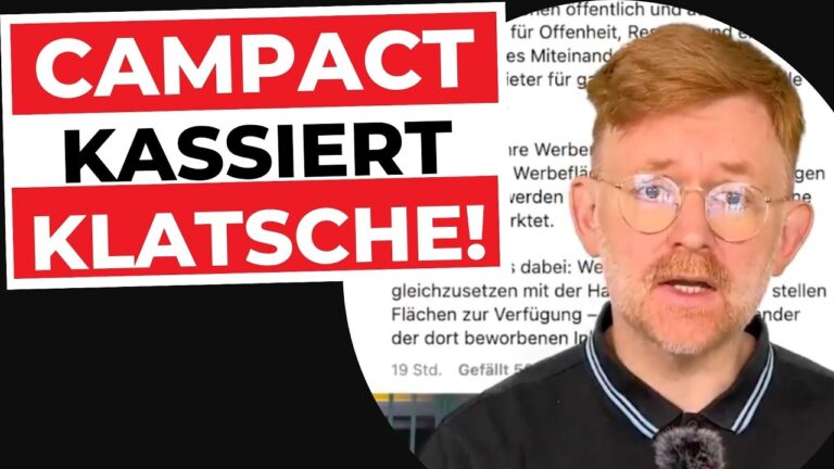 Mehr über den Artikel erfahren Historische Klatsche für Zensur! | Meinungsfreiheit & Compact DESASTER!
