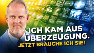 Mehr über den Artikel erfahren „Ich kam aus Überzeugung zu AUF1“! Mit Ihrer Hilfe werden wir alle Angriffe abwehren!