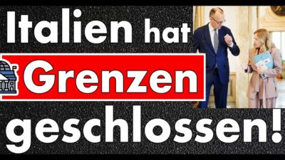 Mehr über den Artikel erfahren Italien schließt Grenzen, Finnland führt Kontrollen ein – Merz dankt Spanien & will diesen Weg!