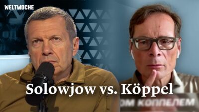 Mehr über den Artikel erfahren Jetzt putzt er den Westen völlig runter: Solowjow liest Köppel die Leviten