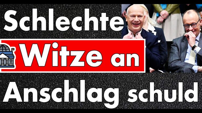 Mehr über den Artikel erfahren Kanzler behauptet schlechte Witze sind Teil der Gewalt! Er verhöhnt den islamistischen Anschlag!