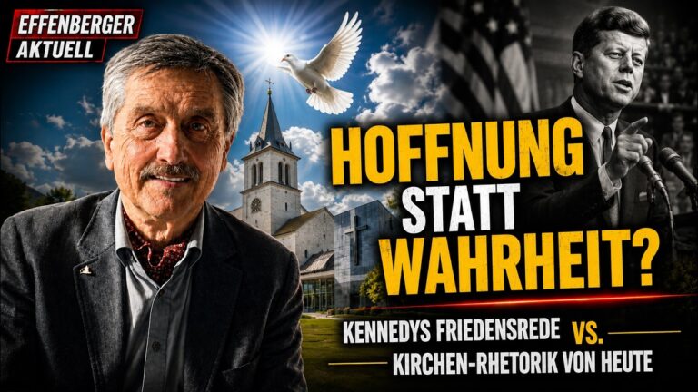 Mehr über den Artikel erfahren Kennedys Friedensrede vs. Kirchen-Rhetorik von heute