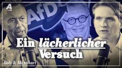 Mehr über den Artikel erfahren Kerkeling auf Brandmauer-Rettungsmission – Bolz & Mannhart