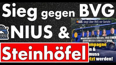 Mehr über den Artikel erfahren Klatsche vor Gericht! BVG muss Werbung von NIUS fortsetzen! Zwei Geschlechter sind nicht illegal!