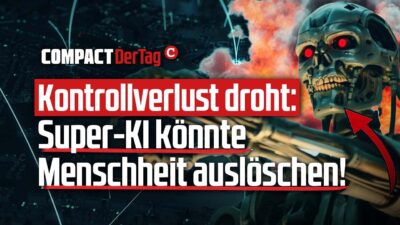 Mehr über den Artikel erfahren Kontrollverlust droht: Super KI könnte Menschheit auslöschen!