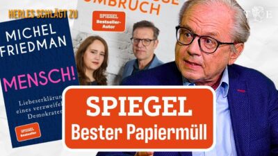 Mehr über den Artikel erfahren Lang und Mau: Kein guter Gedanke, nur Grün-Blabla; Michel Friedman „Mensch!“| Herles schlägt zu