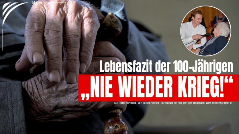 Mehr über den Artikel erfahren Lebensfazit der 100-Jährigen: „Nie wieder Krieg!“