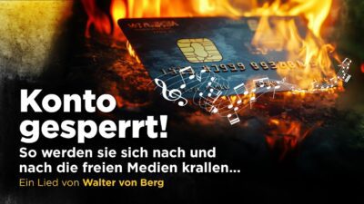 Mehr über den Artikel erfahren Lied: Konto gesperrt! So werden sie sich nach und nach die freien Medien krallen