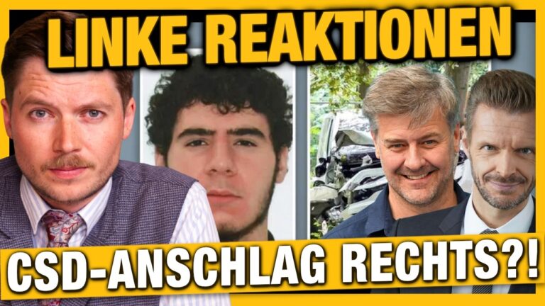 Mehr über den Artikel erfahren LINKE Reaktionen auf den CSD-Anschlag! „Rechtsextremist“, „konservativ“ AfD & Putin