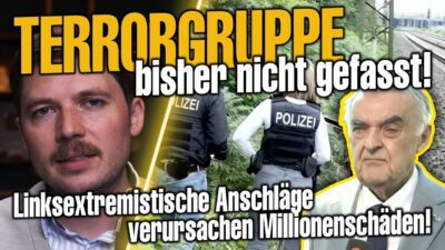 Mehr über den Artikel erfahren Linksextreme Anschläge auf Bahngleise! Keinen interessiert’s