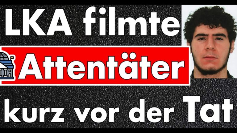 Mehr über den Artikel erfahren LKA filmte Attentäter beim Verlassen des Hauses! 2. Tatverdächtiger freigelassen & entwischt!