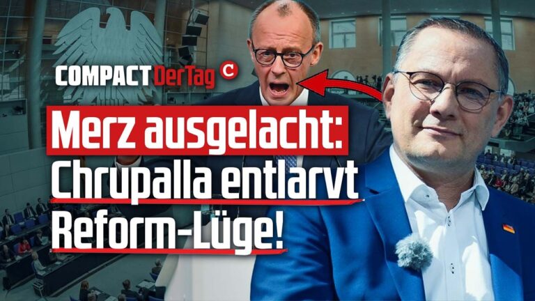 Mehr über den Artikel erfahren Merz ausgelacht: Chrupalla entlarvt Reform-Lüge!💥