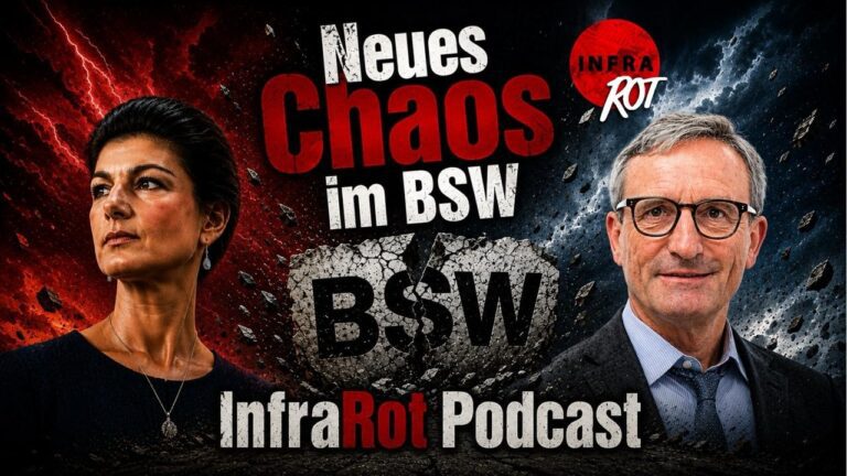 Mehr über den Artikel erfahren Neues Chaos im BSW – Wie geht es weiter nach den Landtagswahlen? | Infrarot Podcast