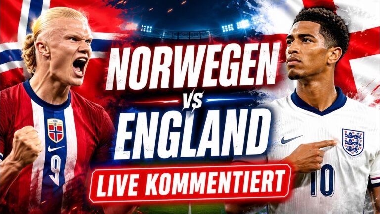Mehr über den Artikel erfahren Norwegen vs. England – LIVE KOMMENTIERT