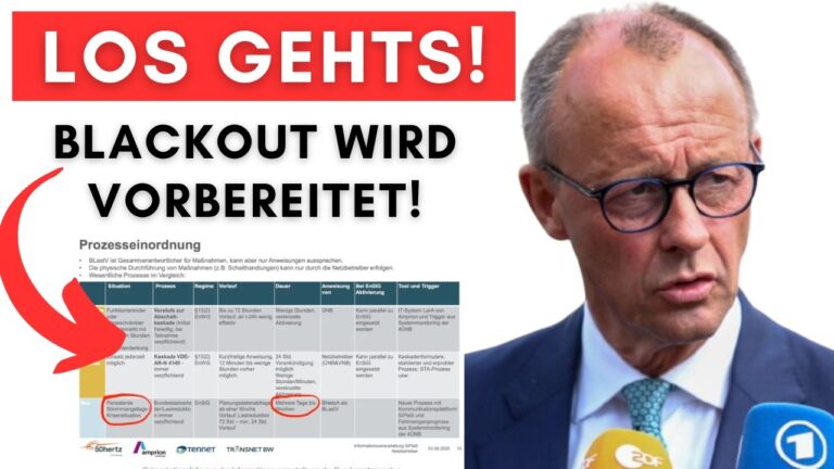 Mehr über den Artikel erfahren Notfallplan: Bundesregierung bereitet sich auf Strommangel über „mehrere Wochen“ vor!